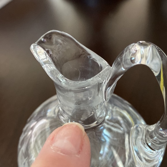 Glass Cruet Pitcher No Stopper - Picture 5 of 5